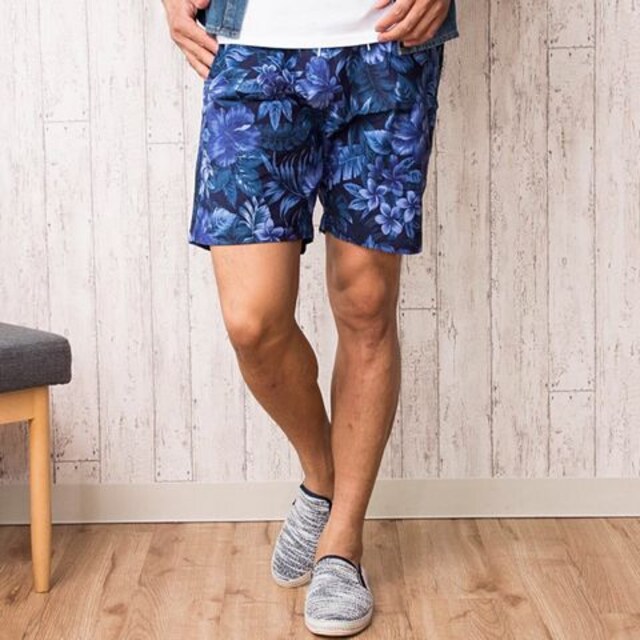 メンズ 花柄 ショートパンツ ハーフパンツ L 男性ファッション 新品 中古のオークション モバオク