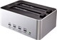 銀 玄人志向 HDDスタンド USB3.0接続 KURO-DACHI/CLONE/U3 パソ